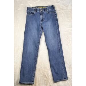 Lee Extreme Motion MVP Jeans Mens 30x32 Blue Straight Fit Tapered Leg Elastic